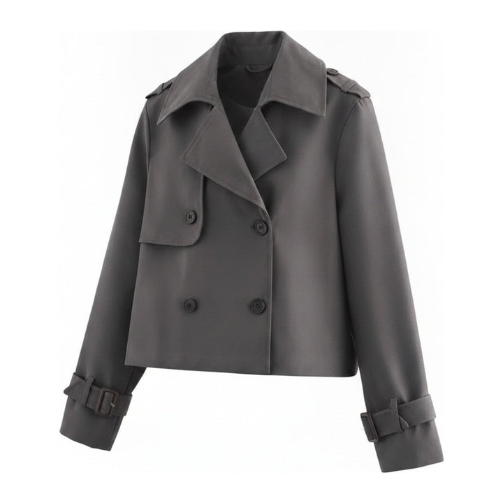 Nele – Kurzer Trenchcoat im Military-Stil - Luftfreiheit
