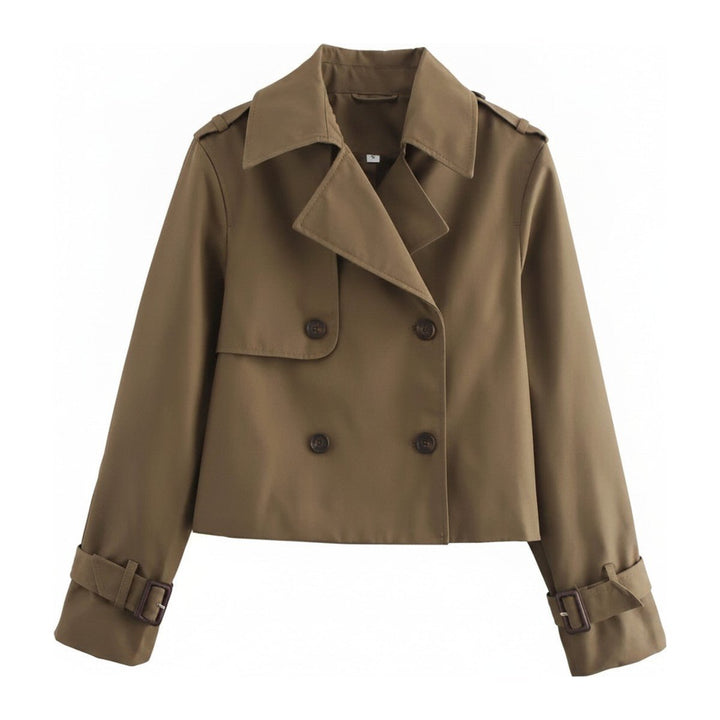 Nele – Kurzer Trenchcoat im Military-Stil - Luftfreiheit