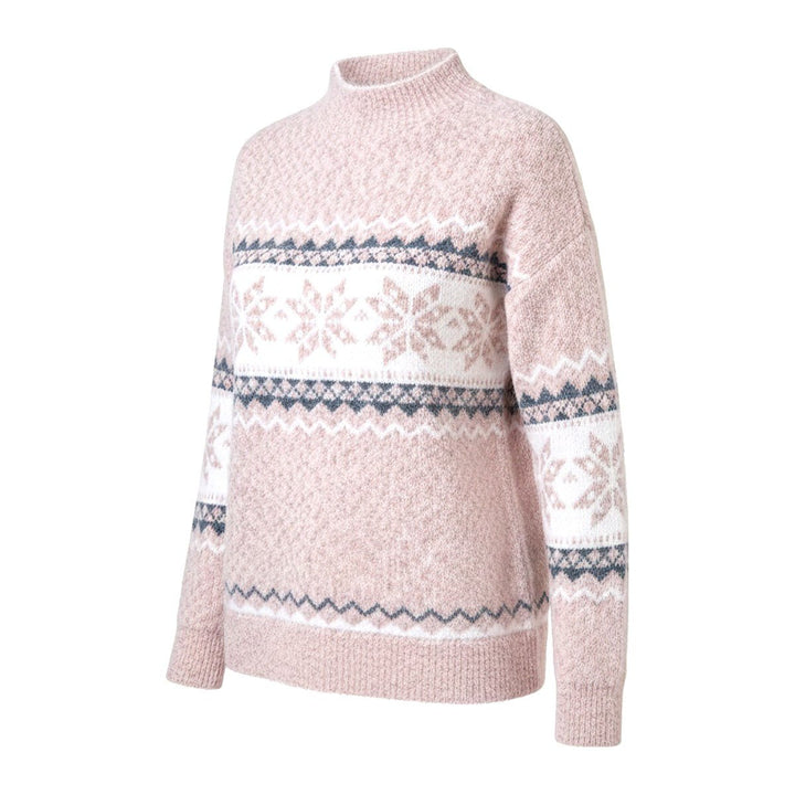 Nia – Pullover mit nordischem Schneeflocken-Muster - Luftfreiheit