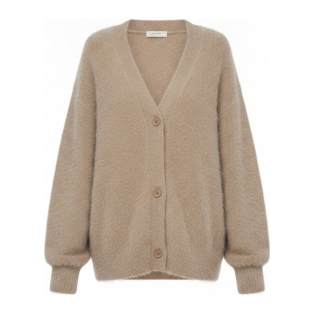 Nie – Strickjacke mit V-Ausschnitt - Luftfreiheit