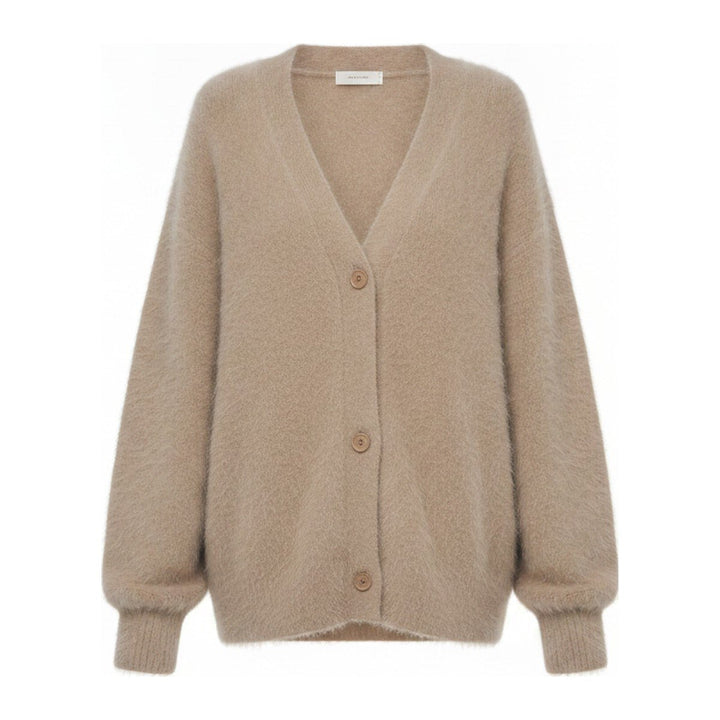 Nie – Strickjacke mit V-Ausschnitt - Luftfreiheit
