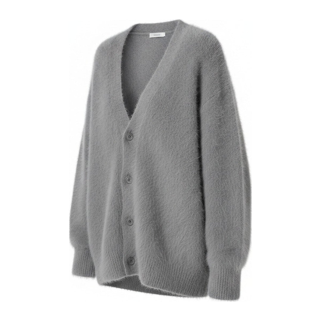 Nie – Strickjacke mit V-Ausschnitt - Luftfreiheit