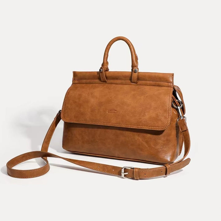 Nora – Klassische Damen Schultertasche - Luftfreiheit