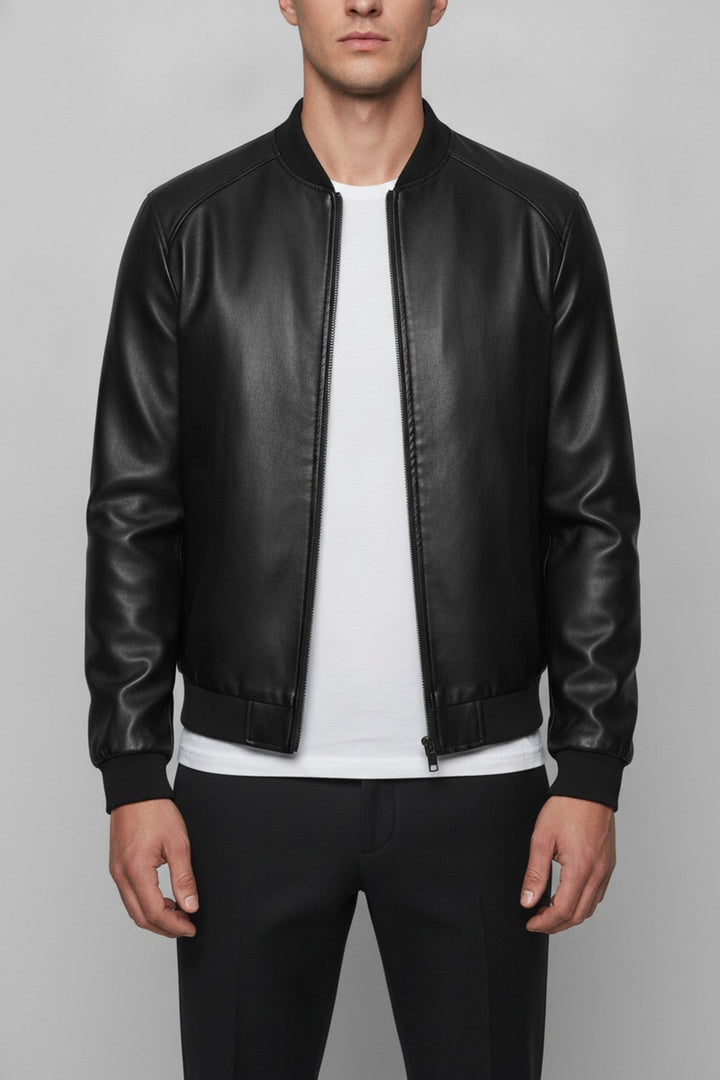 Sider – Lederjacke im Bomber-Stil - Luftfreiheit