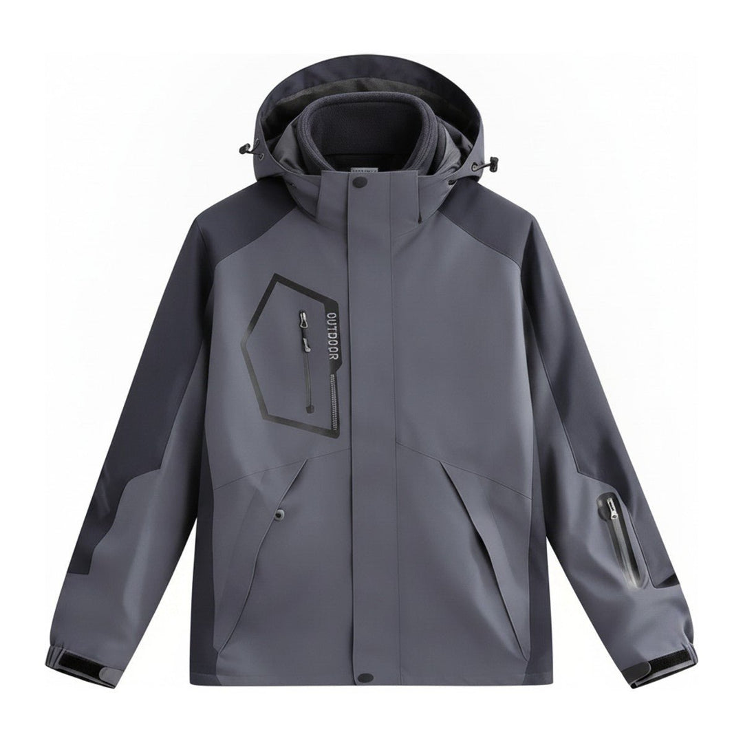 Skijacke Raincoat – Windbreaker mit abnehmbarer Kapuze - Luftfreiheit