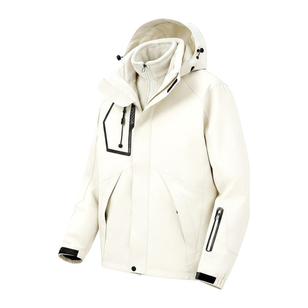 Skijacke Raincoat – Windbreaker mit abnehmbarer Kapuze - Luftfreiheit