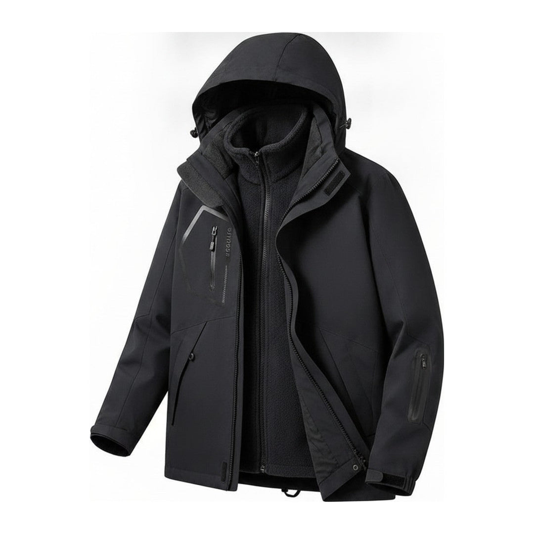 Skijacke Raincoat – Windbreaker mit abnehmbarer Kapuze - Luftfreiheit