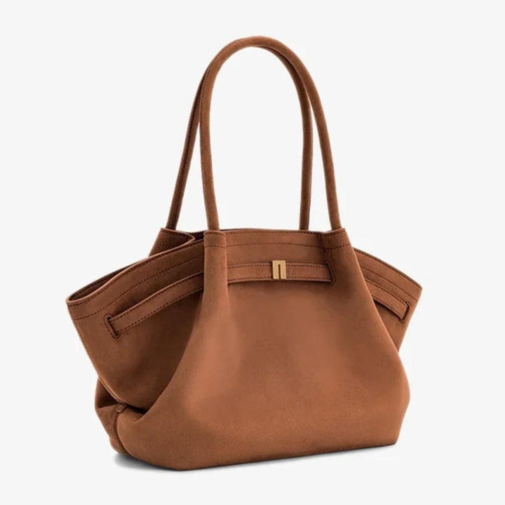 Suede Dream – Elegante Damen Schultertasche in Wildleder - Optik - Luftfreiheit