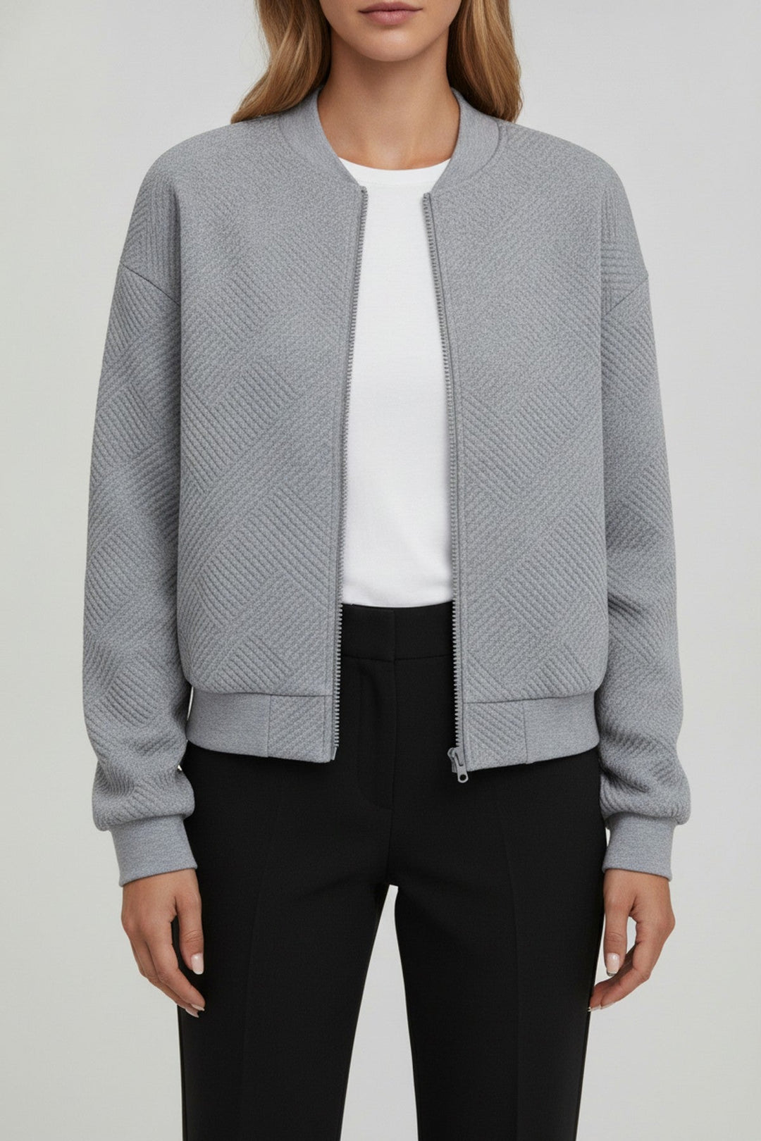 Suze – Bomberjacke mit geometrischem Muster - Luftfreiheit
