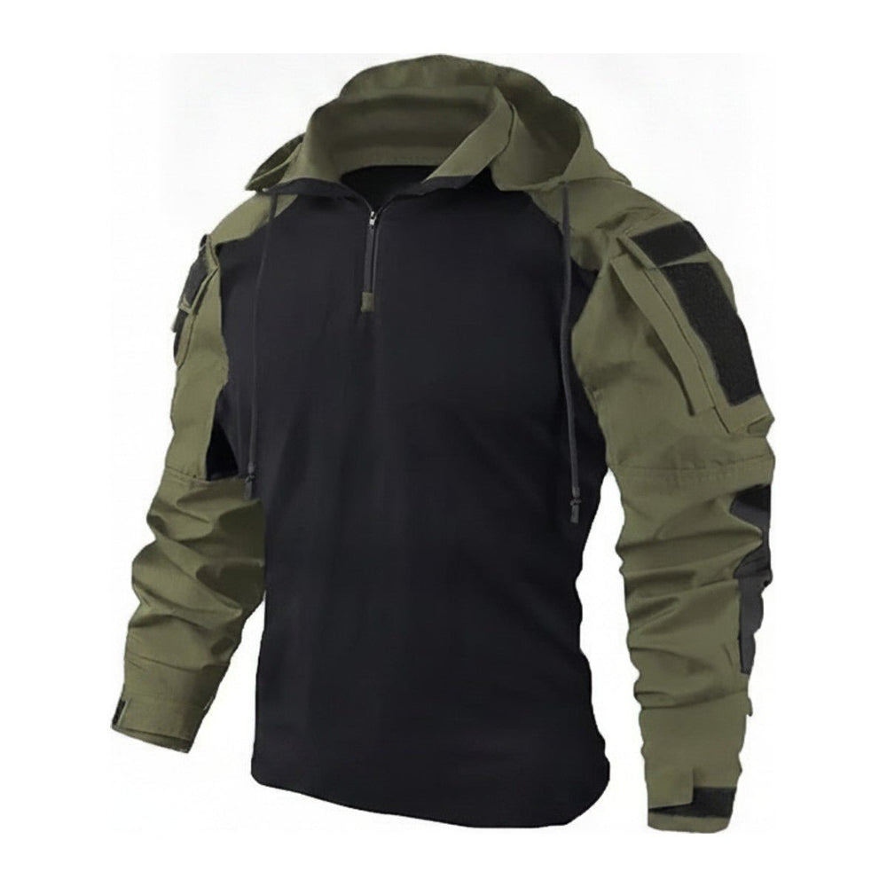 Taktische – Zip-Hoodies mit Camouflage - Luftfreiheit