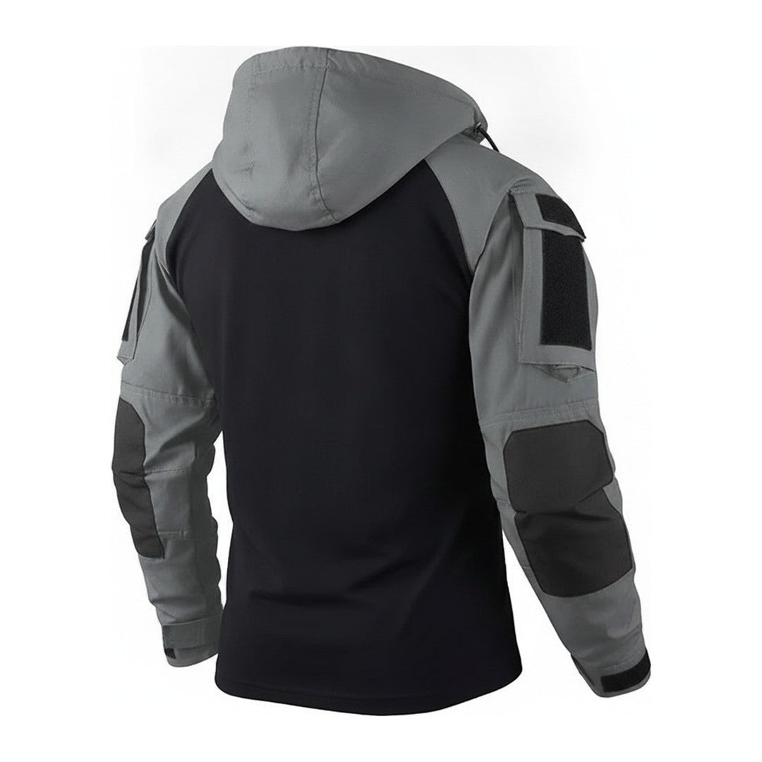 Taktische – Zip-Hoodies mit Camouflage - Luftfreiheit