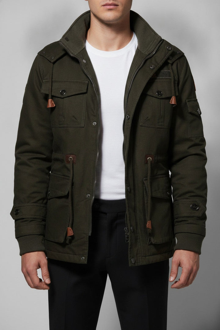 Tark – Jacke im Military-Stil mit Kapuze - Luftfreiheit