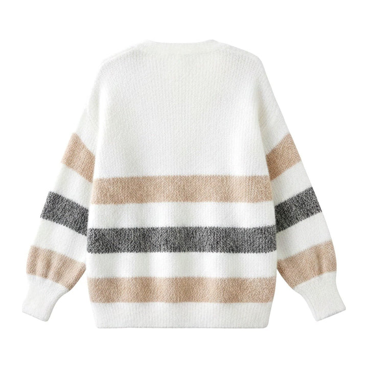 Tea – Strickjacke mit Streifen - Luftfreiheit