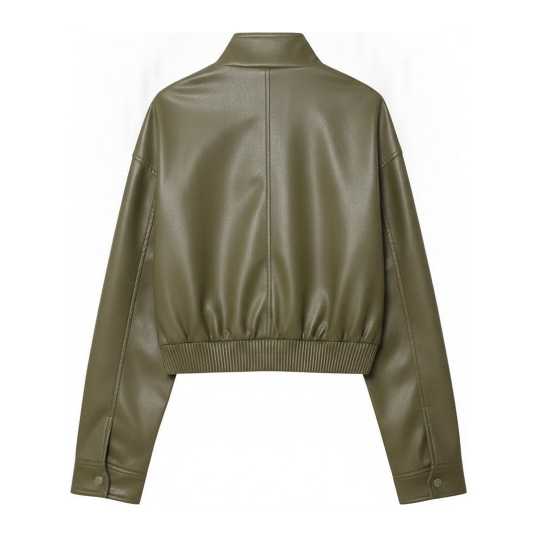 Tws – Bomberjacke cropped im Military-Style - Luftfreiheit