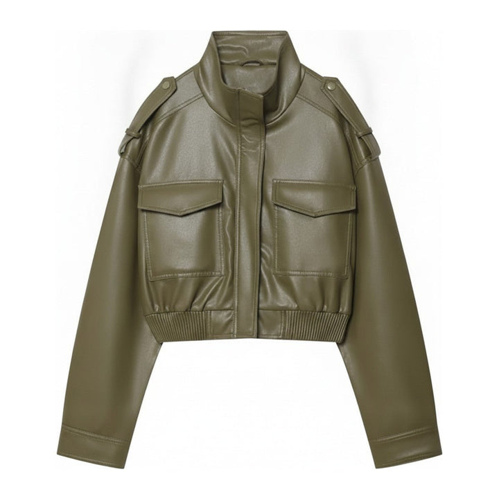Tws – Bomberjacke cropped im Military-Style - Luftfreiheit