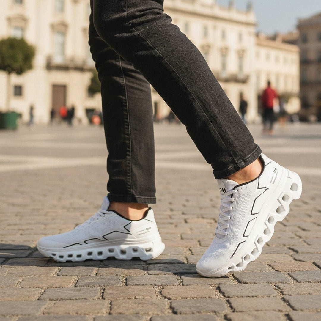 Welle – Bequeme Sneaker mit breiter Zehenbox - Luftfreiheit