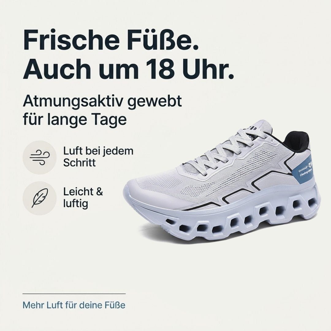 Welle – Bequeme Sneaker mit breiter Zehenbox - Luftfreiheit