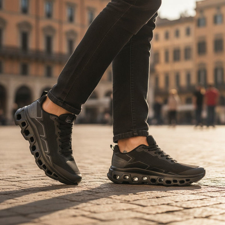 Welle – Bequeme Sneaker mit breiter Zehenbox - Luftfreiheit