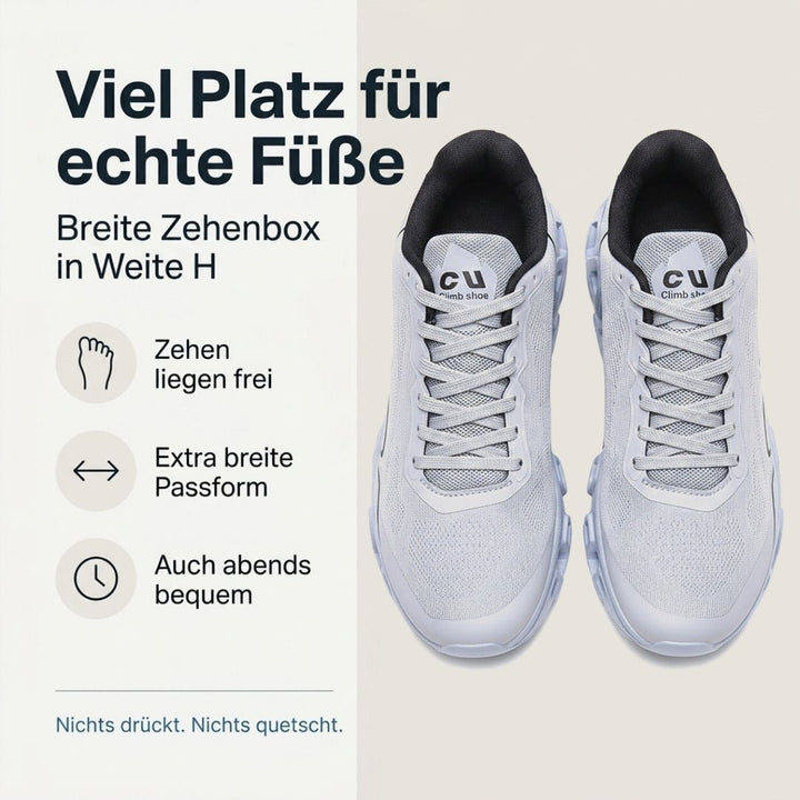 Welle – Bequeme Sneaker mit breiter Zehenbox - Luftfreiheit