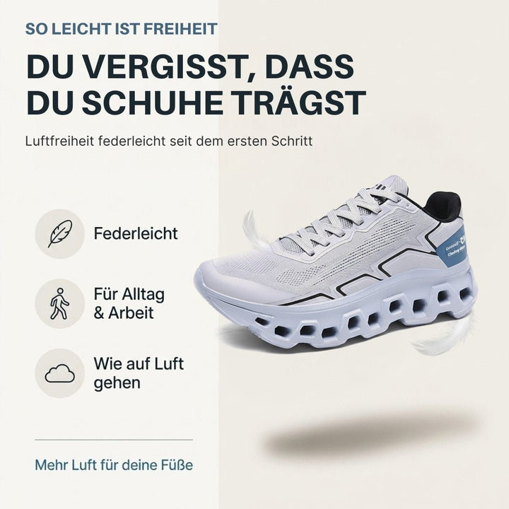 Welle – Bequeme Sneaker mit breiter Zehenbox - Luftfreiheit