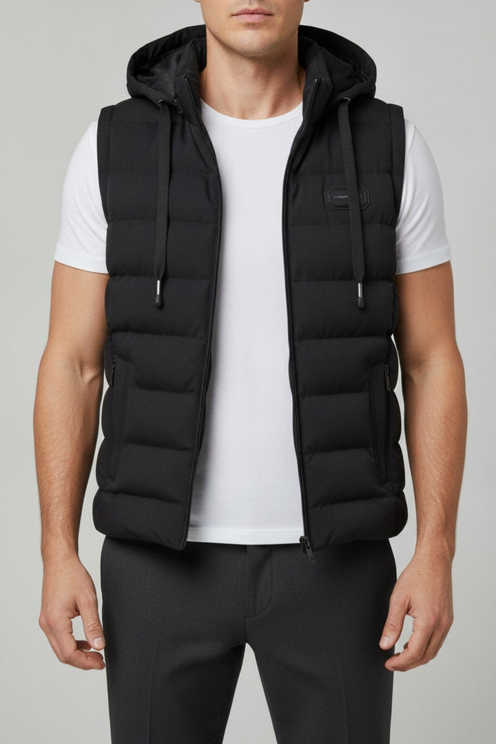 Wild – Steppjacke ärmellos mit abnehmbarer Kapuze - Luftfreiheit