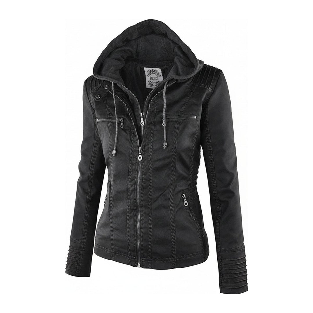 Ylva – Bikerjacke mit abnehmbarer Kapuze - Luftfreiheit