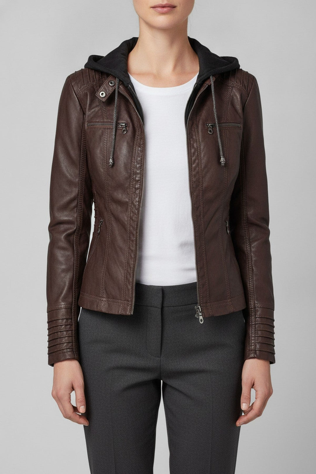 Ylva – Bikerjacke mit abnehmbarer Kapuze - Luftfreiheit
